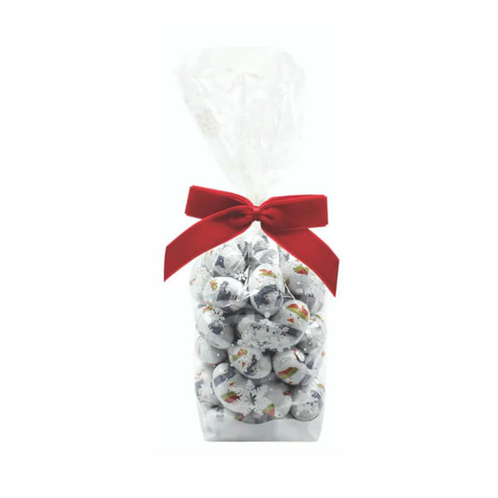 Bon Bon�s Foiled Milk Chocolate Snowman Gift Bag 225g